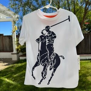 NWT Polo Ralph Lauren Performance Big Pony Tee 4T